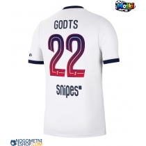 Moški Nogometni dresi Paris Saint-Germain Mika Godts #22 Gostujoči 2026-27 Kratek Rokav